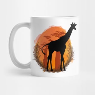 Giraffe Silhouette - Savannah Mug